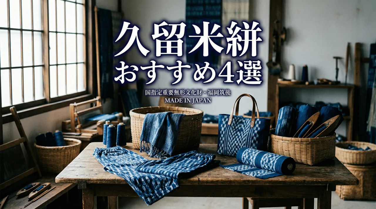 久留米絣の小物ガイド