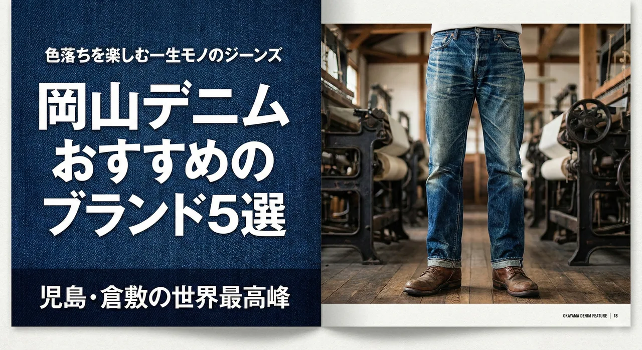 岡山デニムおすすめブランドランキングのサムネイル画像