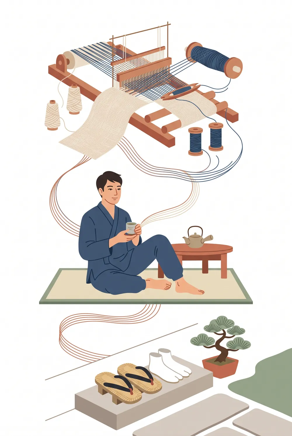 作務衣と甚平の選び方まとめインフォグラフィック