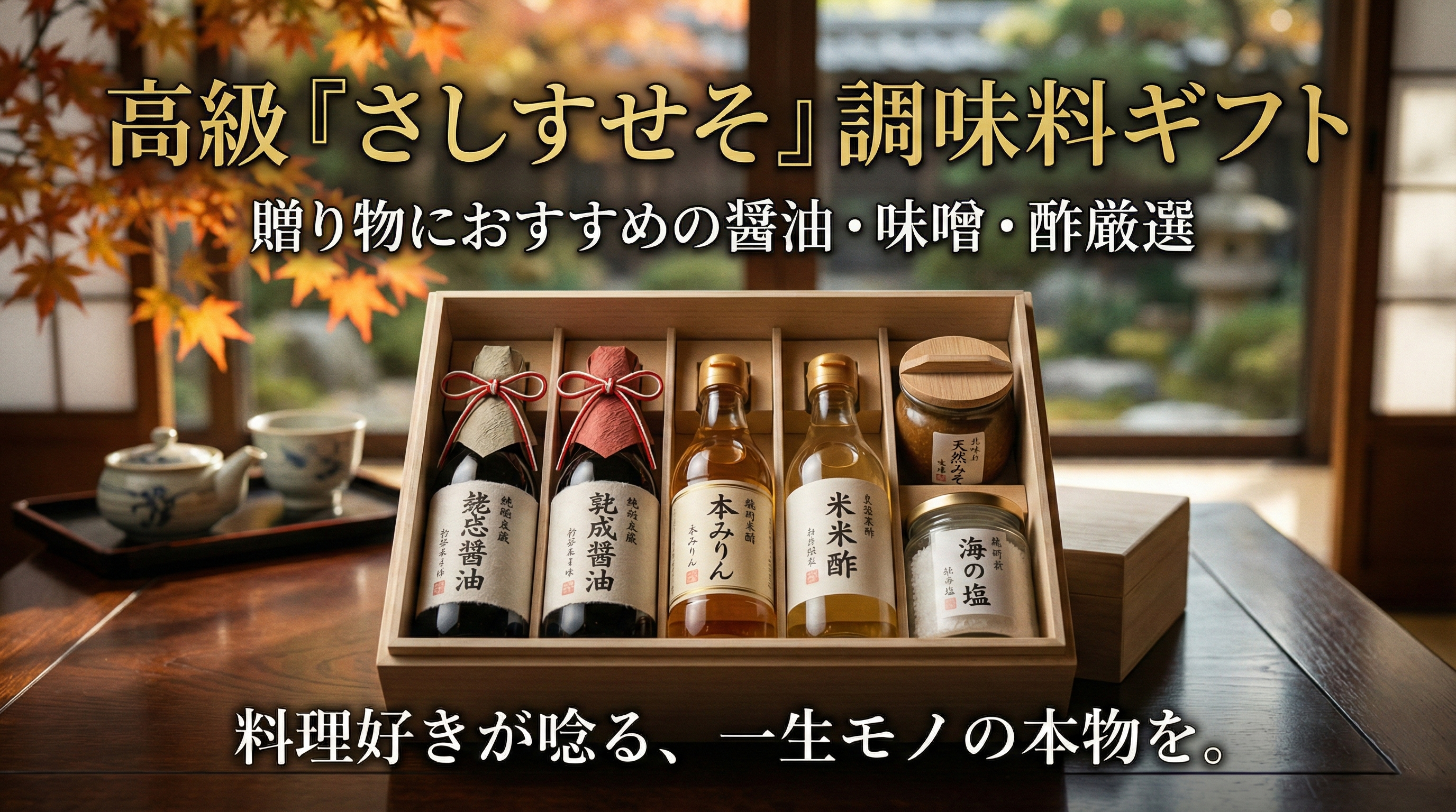 調味料ギフトおすすめガイド