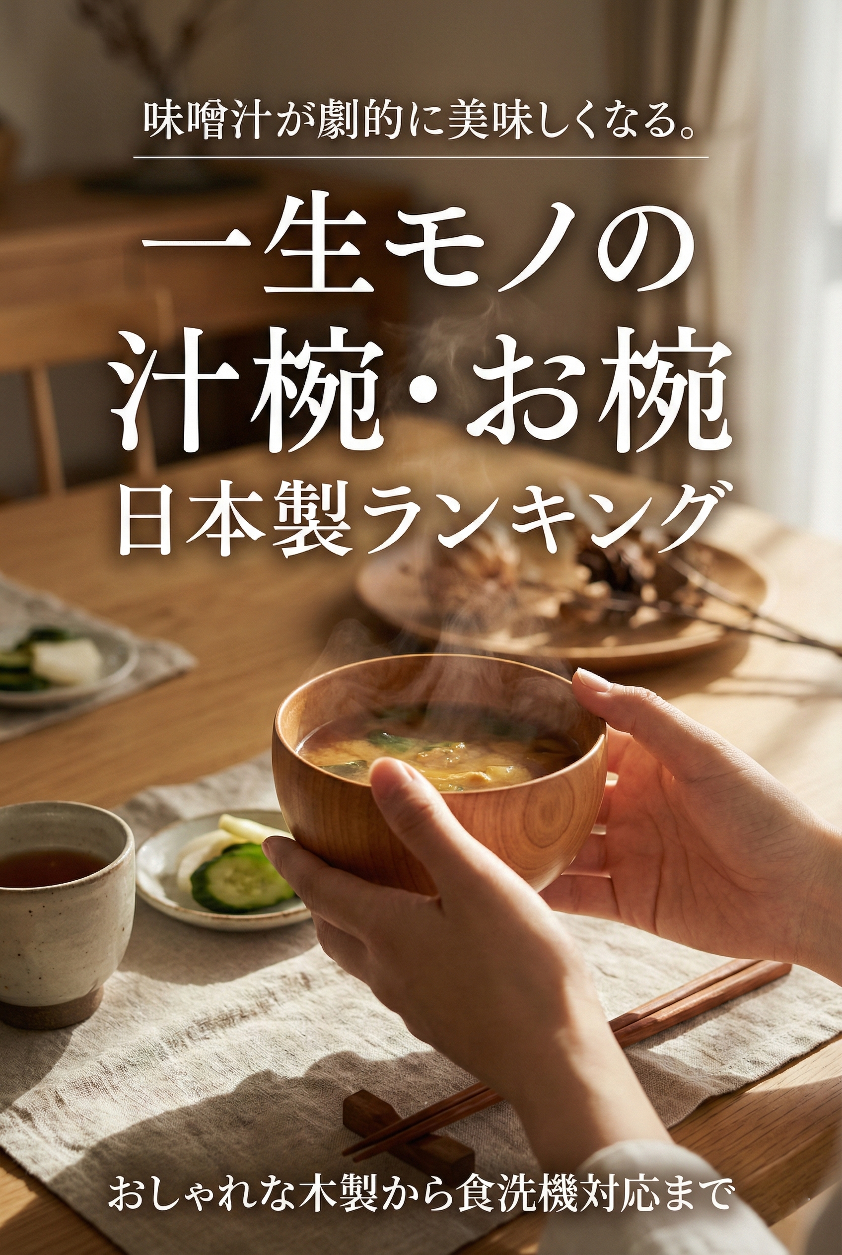 一生モノの汁椀・お椀日本製ランキング｜おしゃれな木製から食洗器対応まで