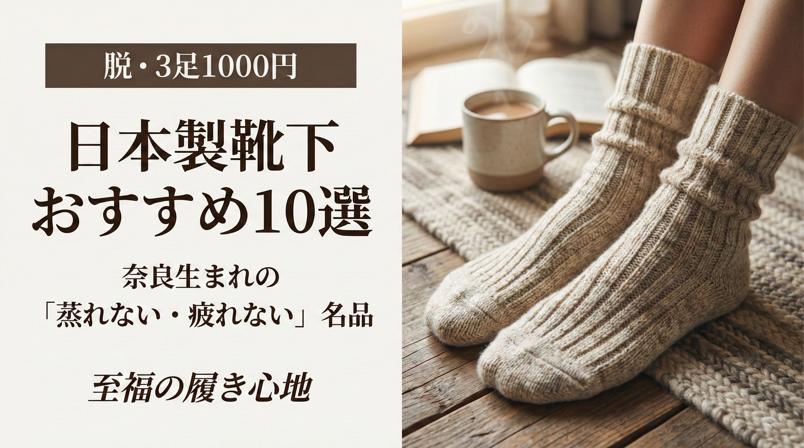 日本製の靴下おすすめガイド