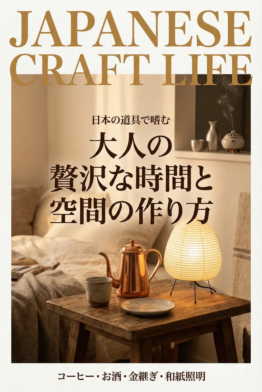 コーヒーやお酒、お気に入りの雑貨に囲まれた、落ち着いた大人のリビングの様子
