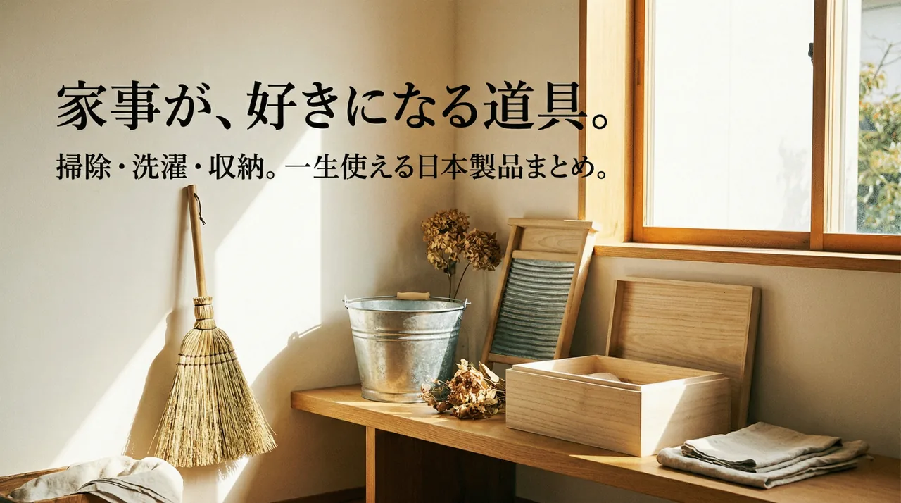 日本製の家事道具まとめ