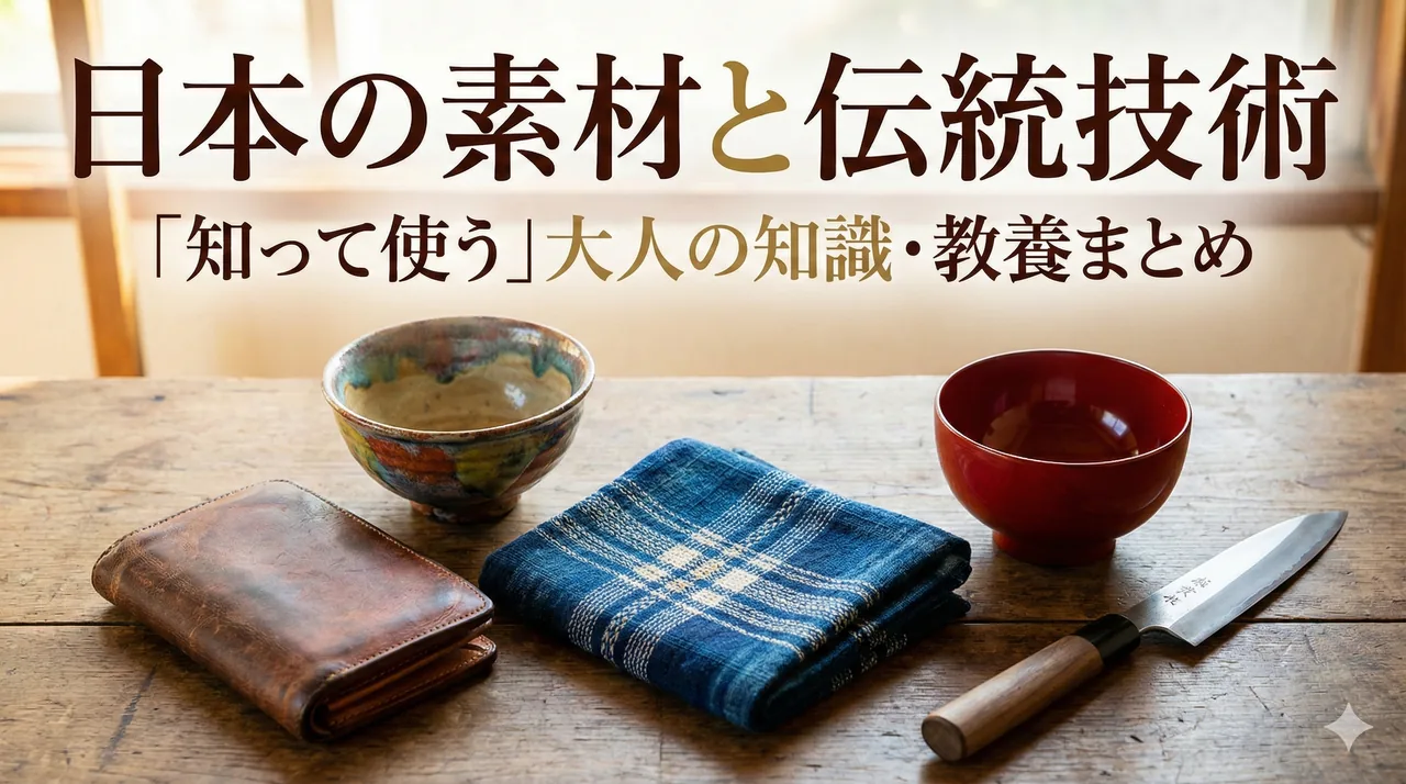 日本の素材・伝統技術まとめ記事サムネイル