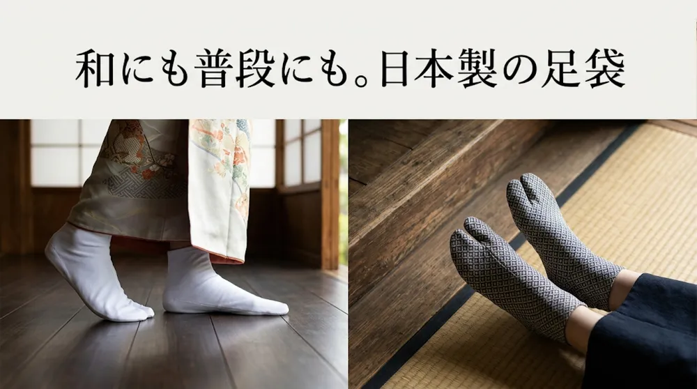 日本製の足袋・足袋ソックスのガイド