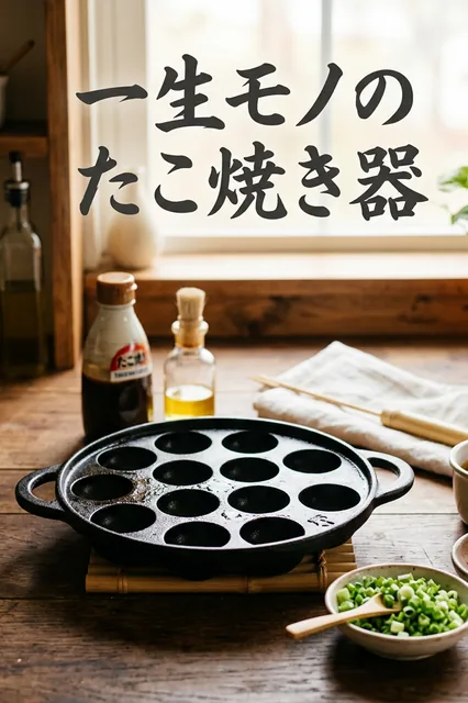 一生モノのたこ焼き器（Pinterest用）