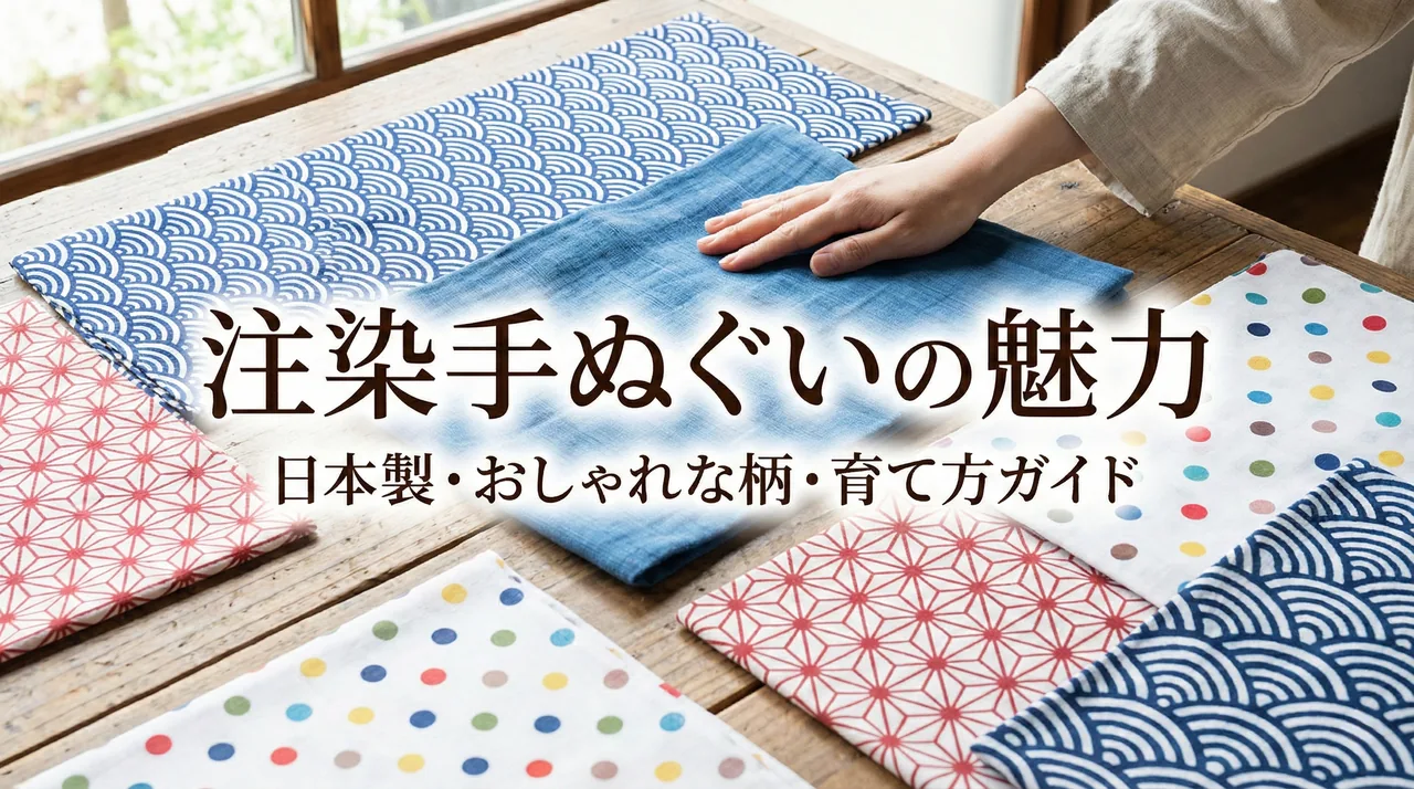 日本製手ぬぐい・注染の魅力ガイド
