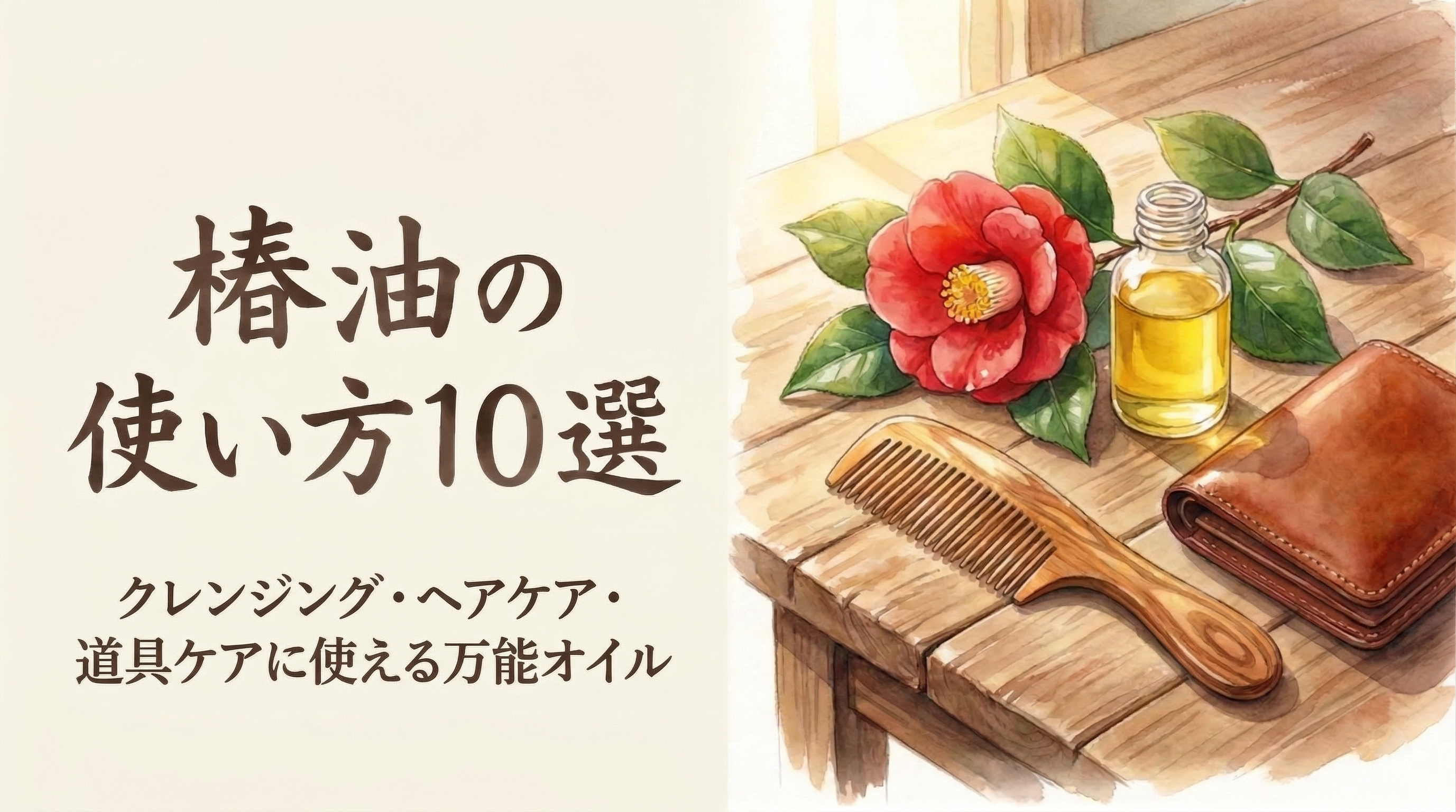 椿油の活用術ガイド