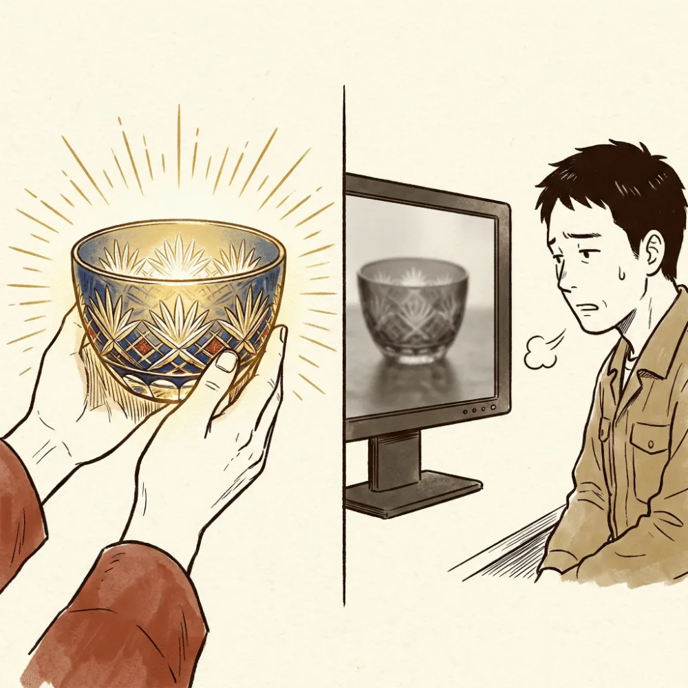 実物と写真のギャップ