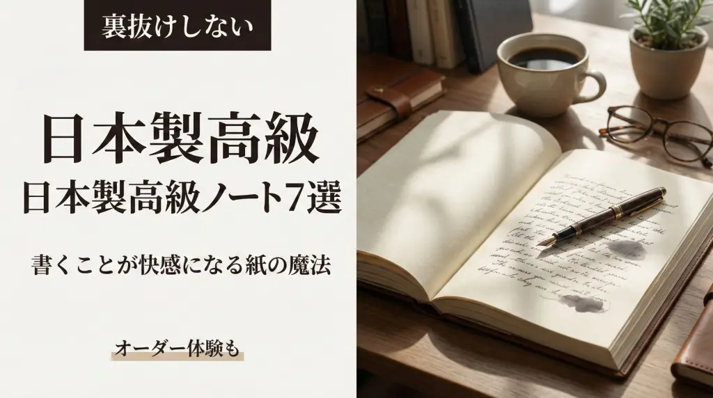 日本製高級ノートおすすめ7選｜裏抜けしないフールス紙の書き味 – MADE