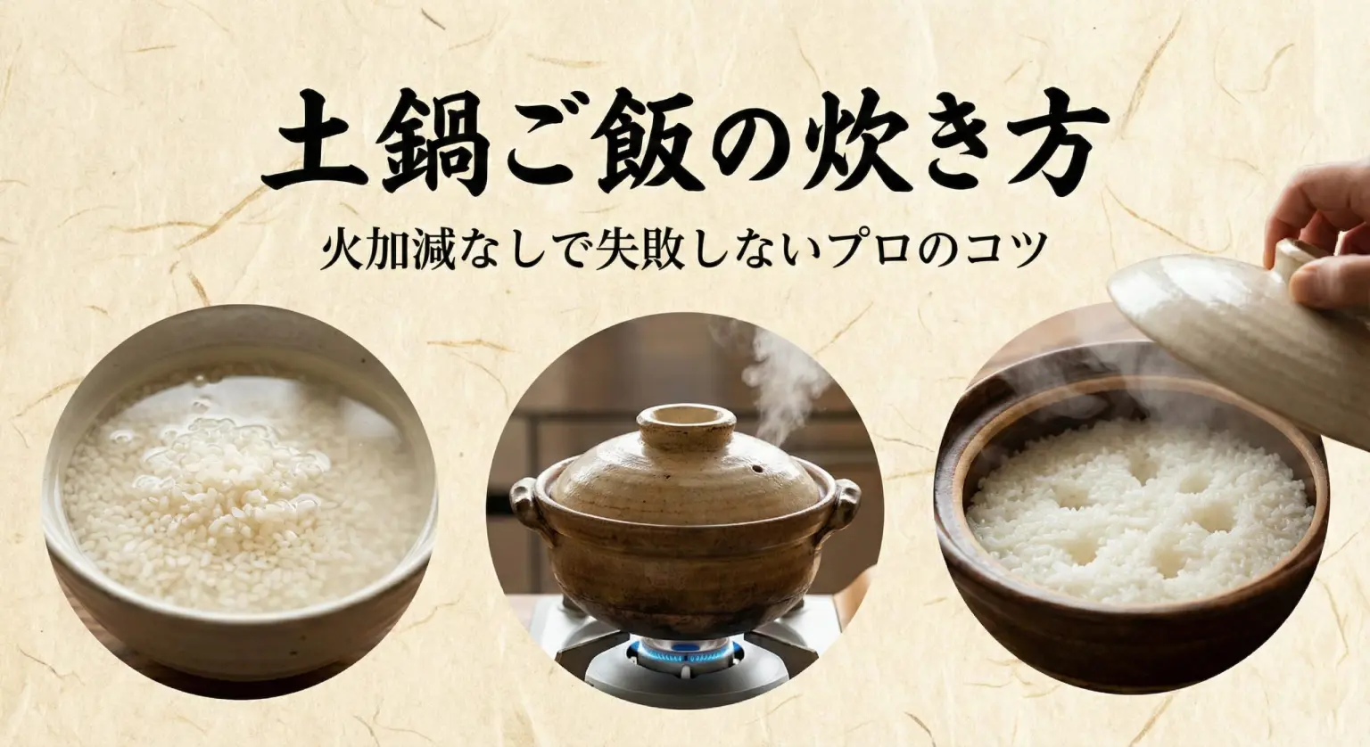 How to cook rice in a donabe clay pot