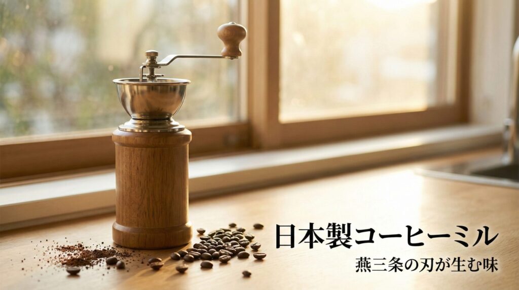 日本製コーヒーミルおすすめ4選｜燕三条の刃が生む「均一な挽き目」と 