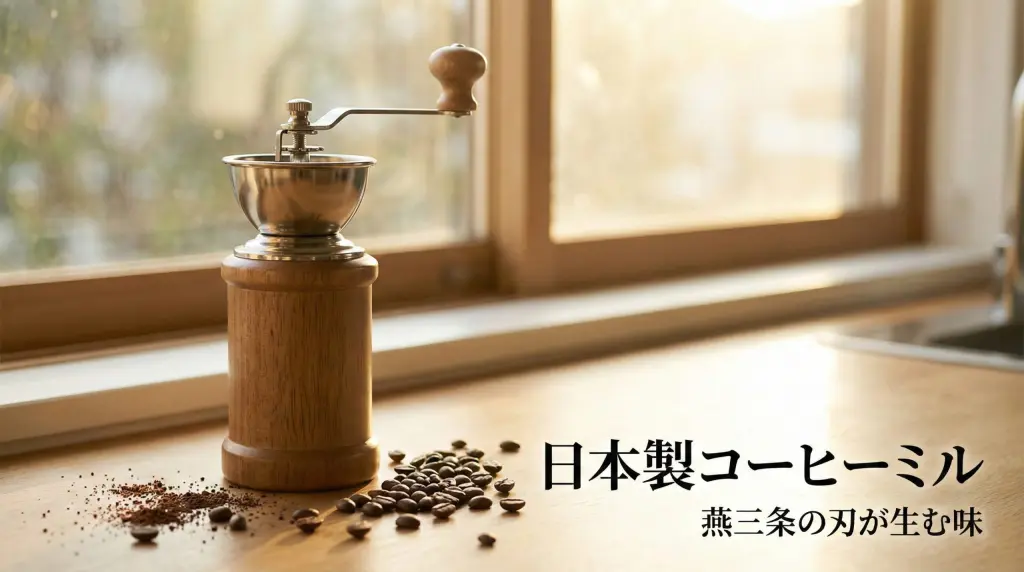 日本製コーヒーミルおすすめ4選 燕三条の刃が生む 均一な挽き目 と味の革命