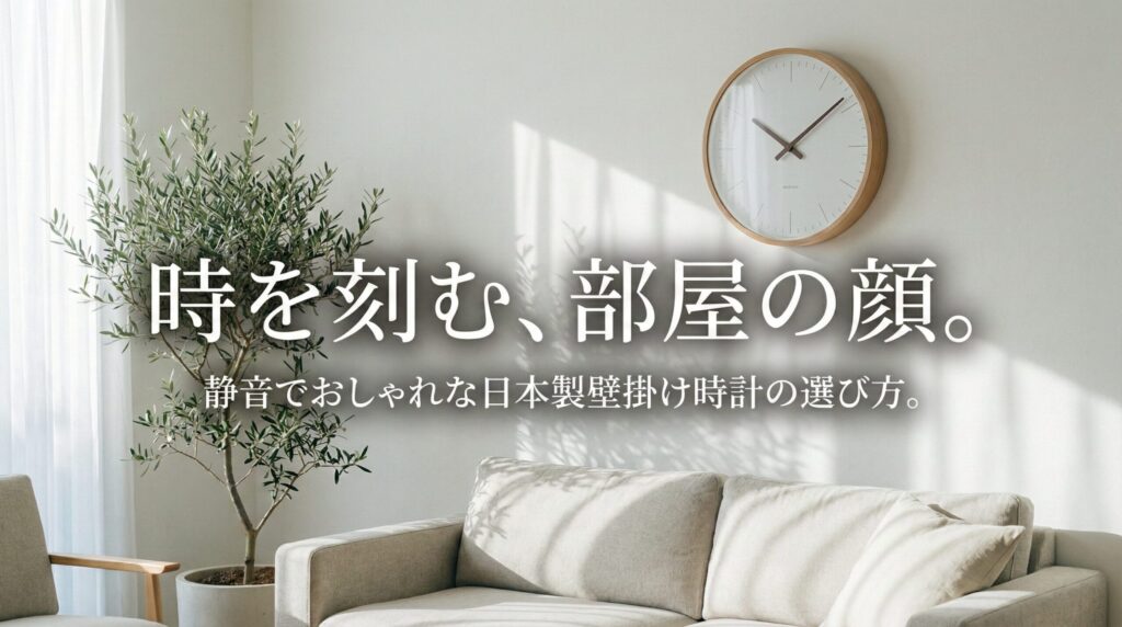 日本製「壁掛け時計」おすすめ｜静音とデザインで選ぶレムノス – MADE