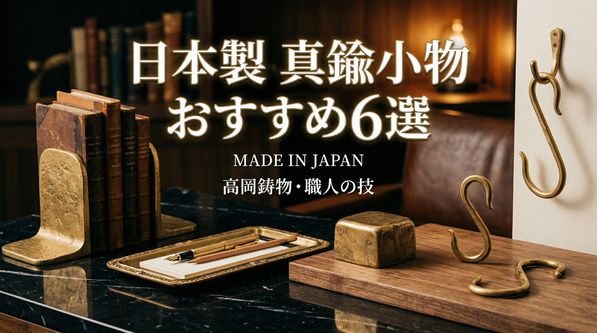 日本製 真鍮小物おすすめ6選【高岡・FUTAGAMI】育てる道具の選び方
